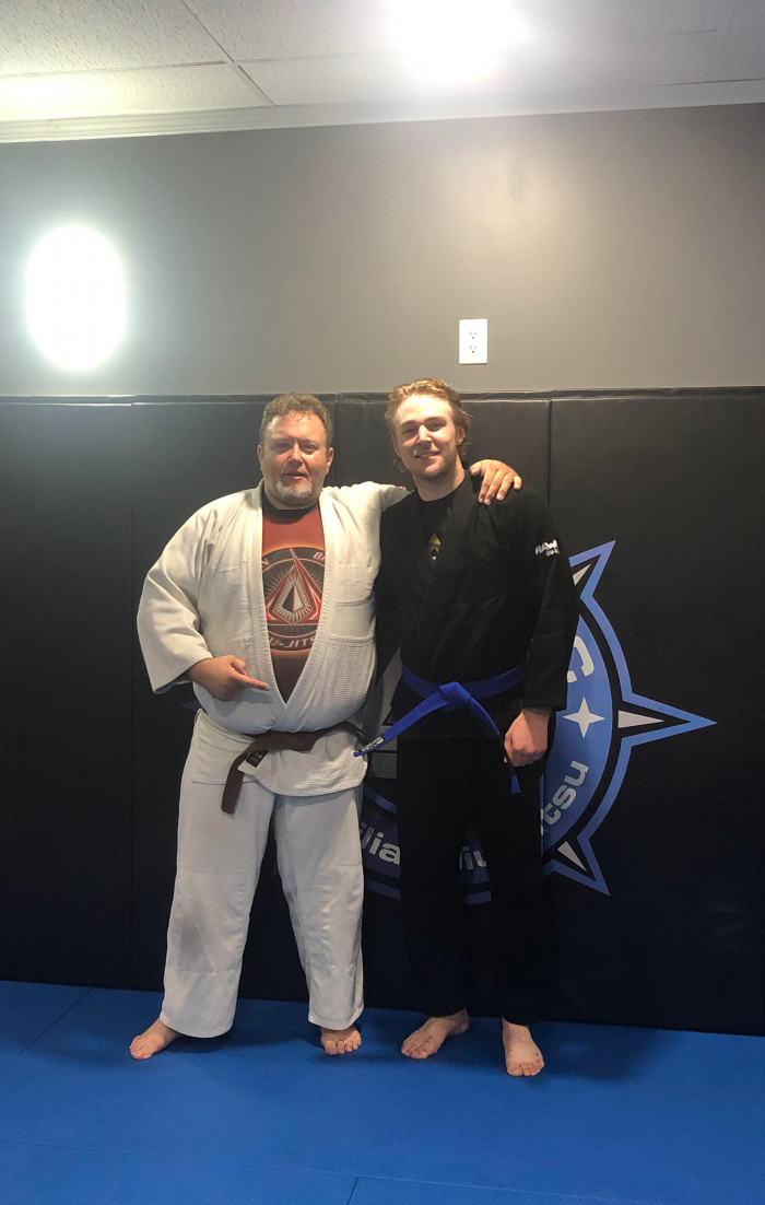 Blue belt · April 11, 2022 · Promoted by Keith Steinacher