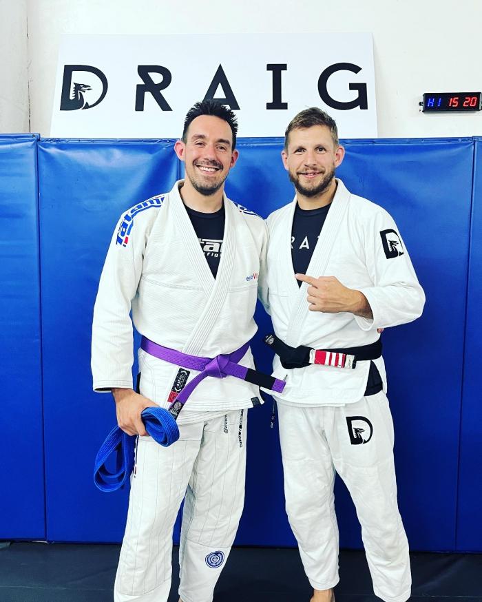 Purple belt · September 4, 2022 · Promoted by Chris Rees