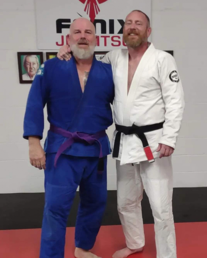 Purple belt · August 8, 2022 · Promoted by Jason Bebber