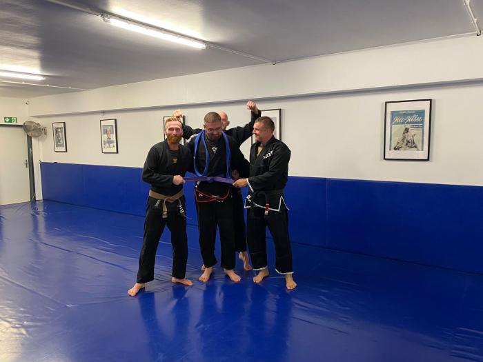 Purple belt · July 28, 2022 · Promoted by Heiko Schönborn