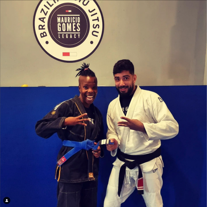 Blue belt · August 12, 2019 · Promoted by Professor Bling