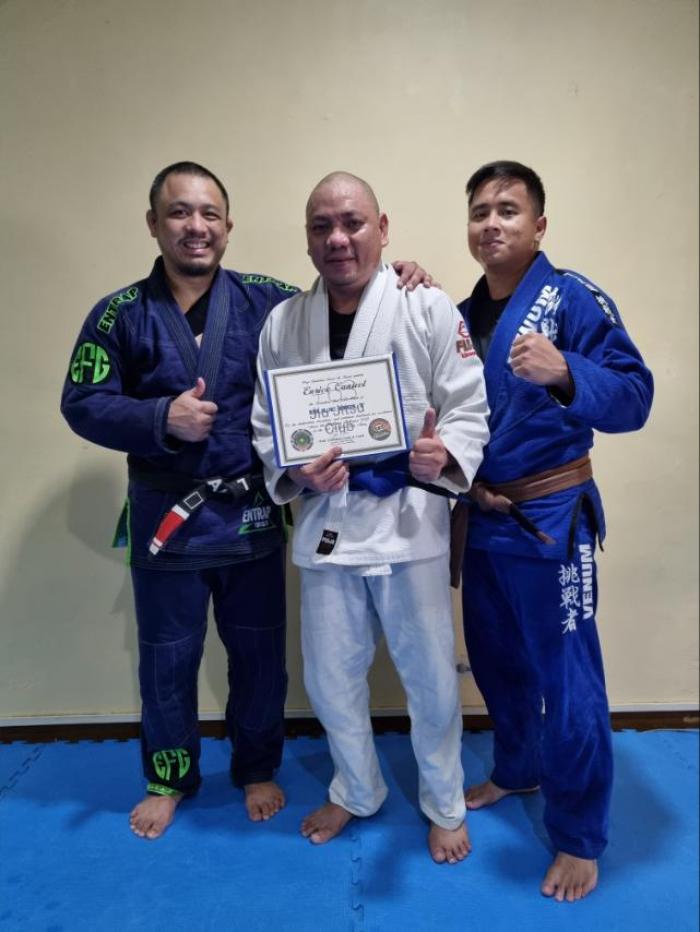 Blue belt · August 26, 2022 · Promoted by Christian Louis Guerra Luna