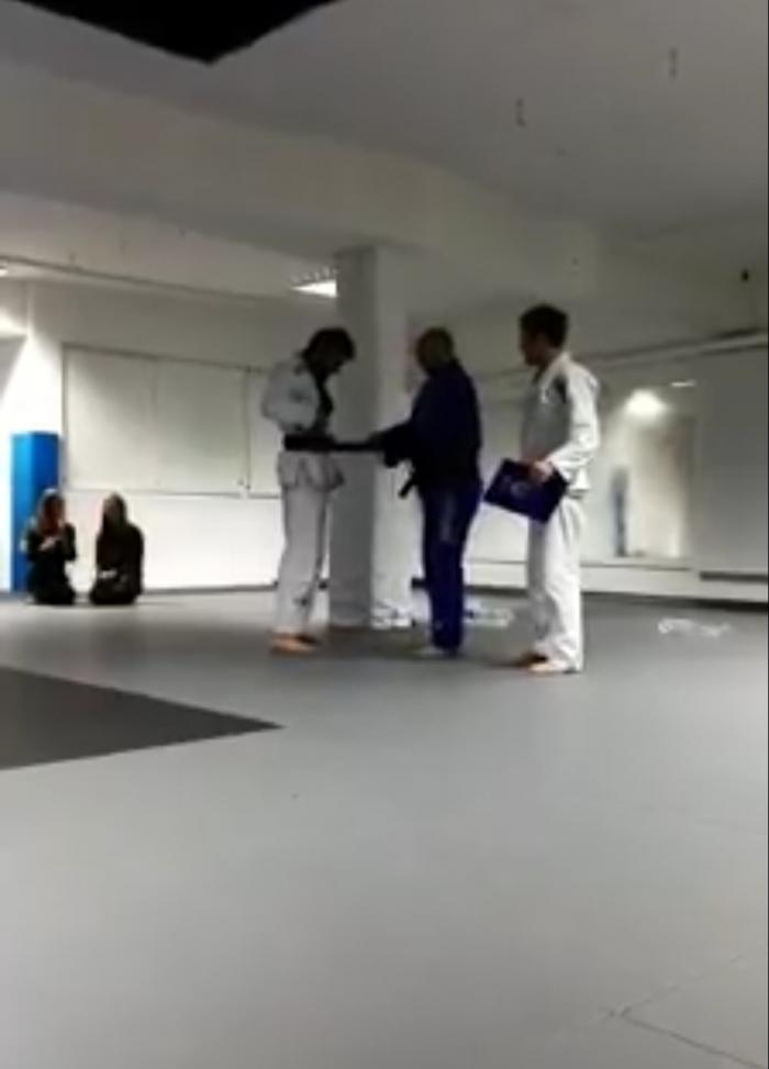 Purple belt · December 4, 2016 · Promoted by Hans Hutton