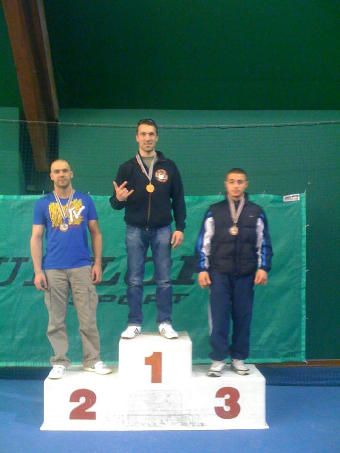 1st Place Rome open cup white belt
