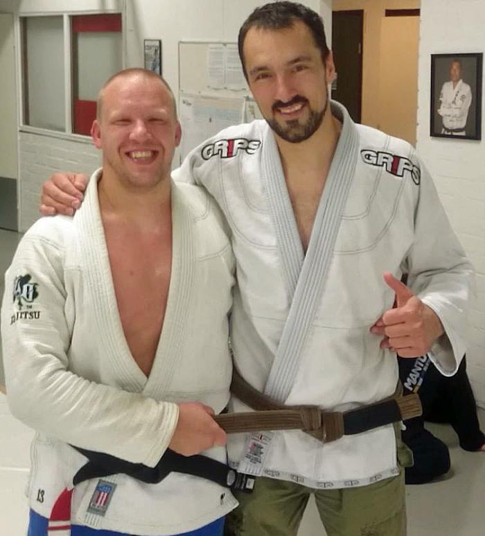 Brown belt promotion with Juuso Harma