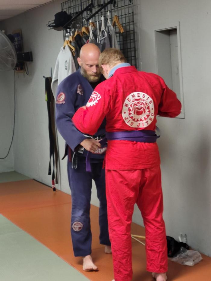 Purple belt · July 14, 2022 · Promoted by Matthew Smith