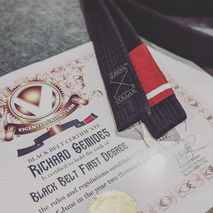 Black belt 1st degree · June 30, 2022 · Promoted by Vicente Junior