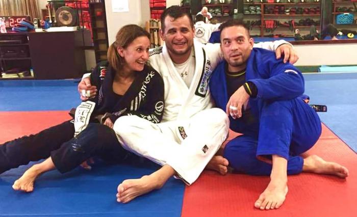 Hanging out with Fariba and Alan