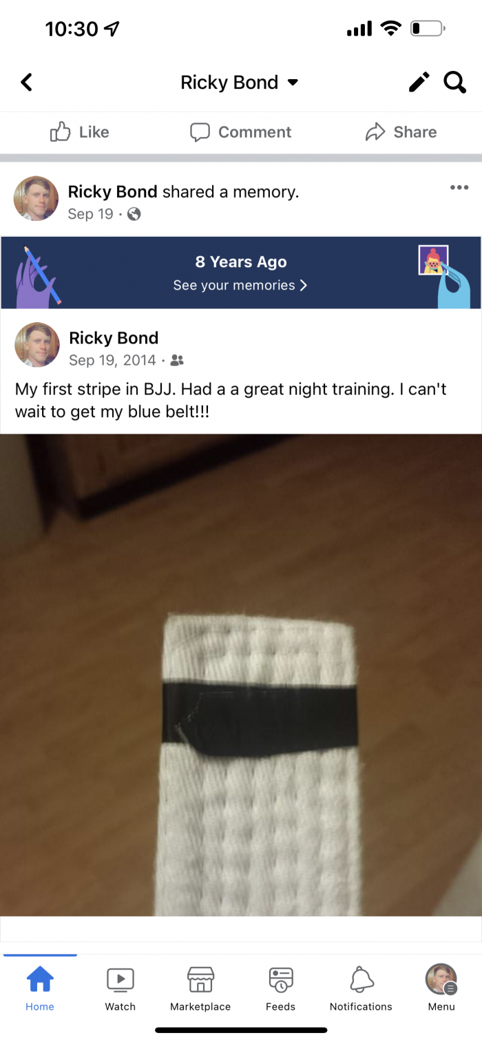 White belt · August 4, 2013