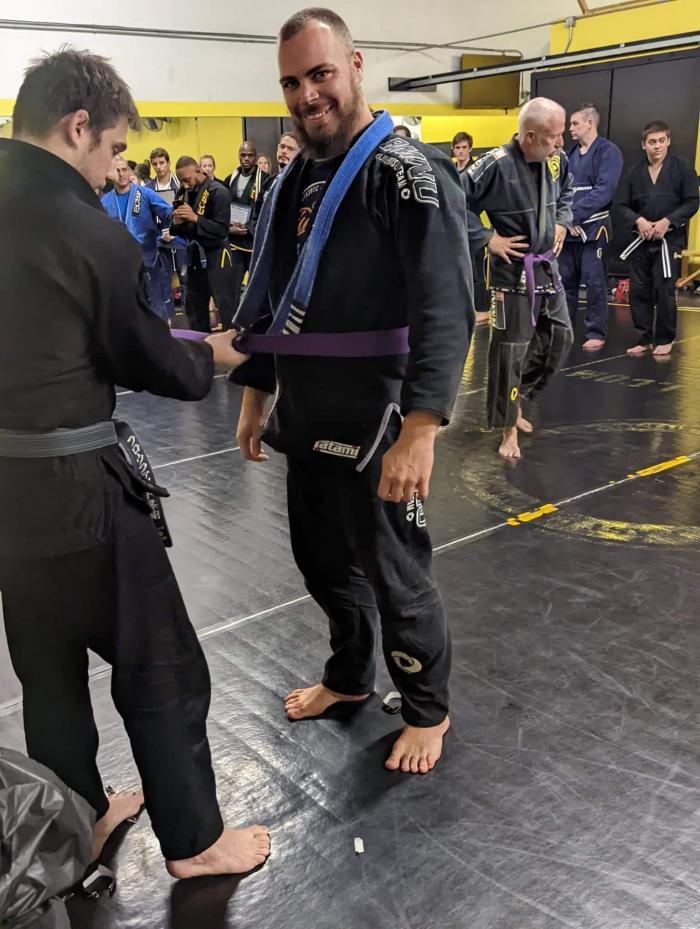 Purple belt · November 1, 2021 · Promoted by Heath Chapman