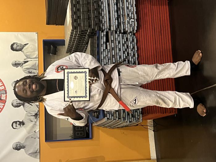 Brown belt · October 4, 2022 · Promoted by Zachary Holston