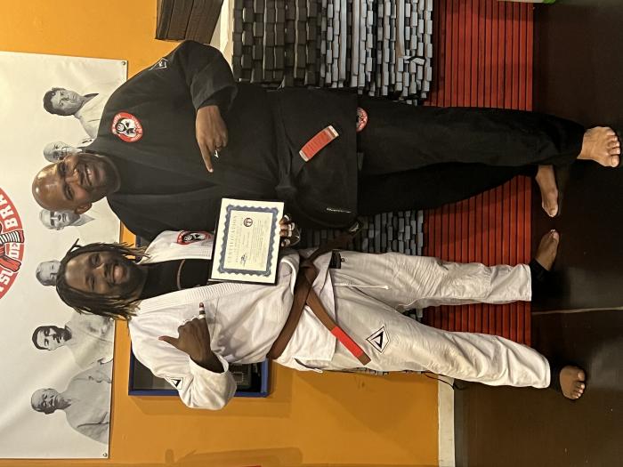 Brown belt · October 4, 2022 · Promoted by Zachary Holston