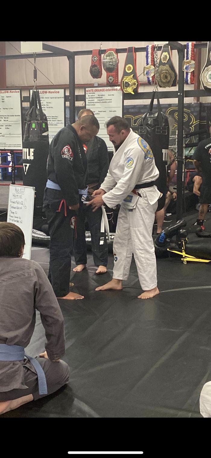 Blue belt · October 3, 2022 · Promoted by Scott Shultz
