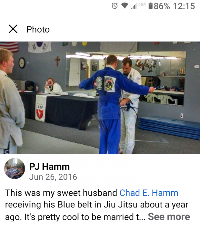 Blue belt · June 26, 2015 · Promoted by Brian James