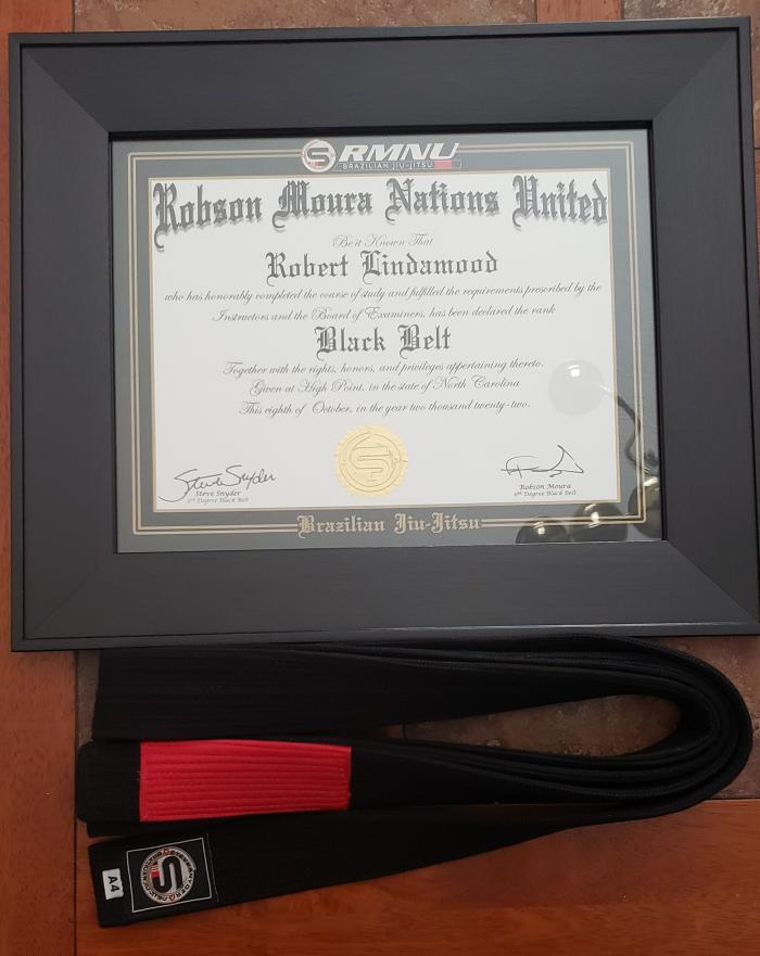 Black belt · October 8, 2022 · Promoted by Steve Snyder