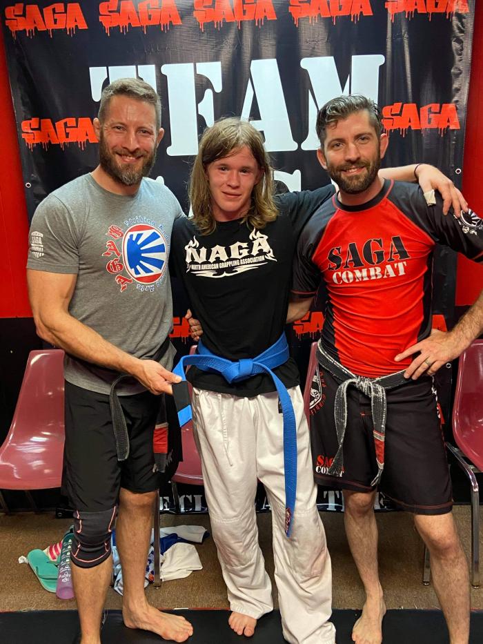 Blue belt · August 3, 2021 · Promoted by Scott white