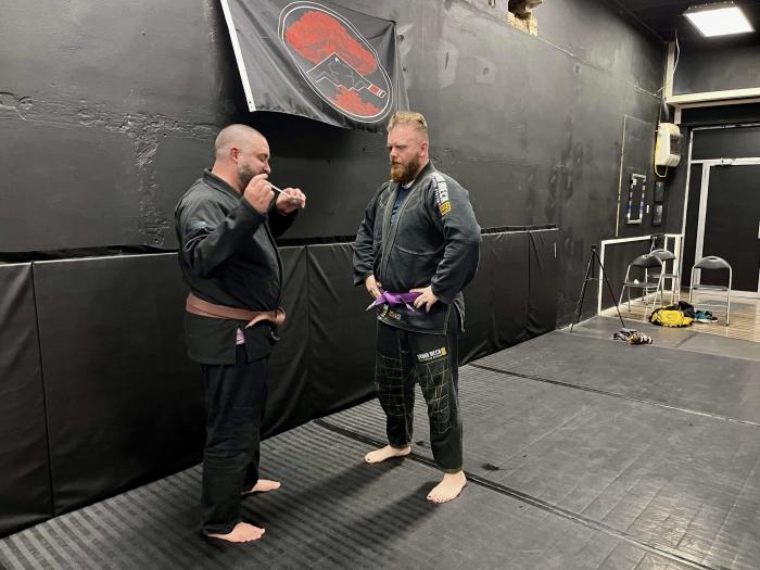 Purple belt · October 16, 2021 · Promoted by Clifton Nededog