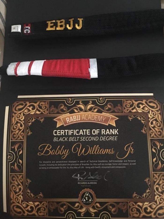 Black belt 2nd degree · December 17, 2017 · Promoted by Ricardo Almeida