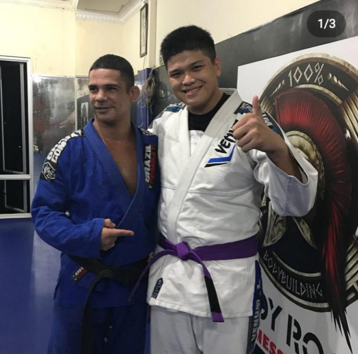 Purple belt · October 20, 2017 · Promoted by Leonardo Souza