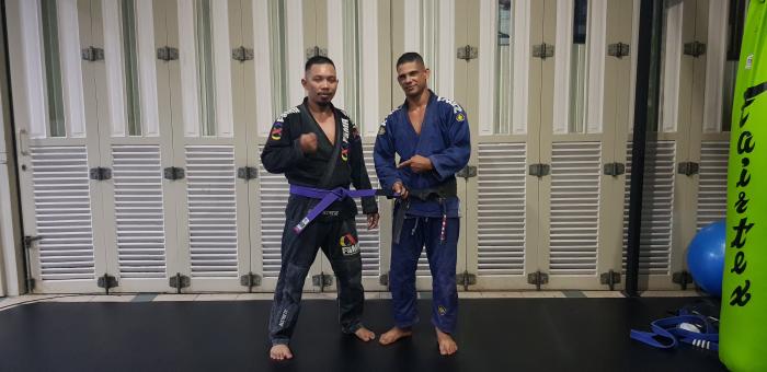 Purple belt · July 17, 2018 · Promoted by Leonardo Souza