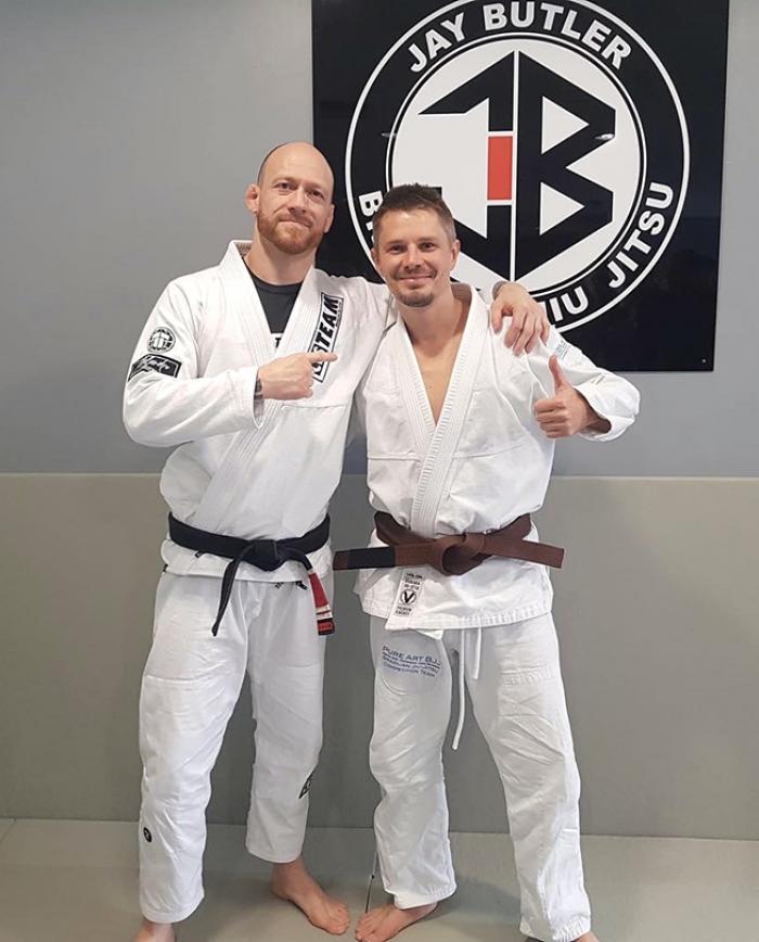 Brown belt · October 15, 2022 · Promoted by Jay Butler