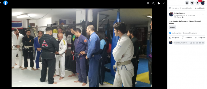 Black belt · November 30, 2018 · Promoted by Sergio Correa MARRINHA
