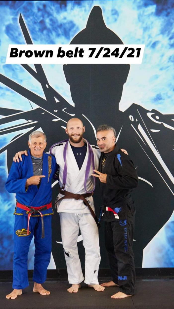 Brown belt · July 24, 2021 · Promoted by Edward Anthony