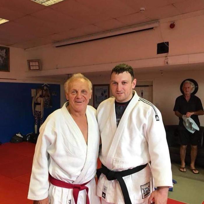 With British Judo Legend Brian Jack's (9th Dan).