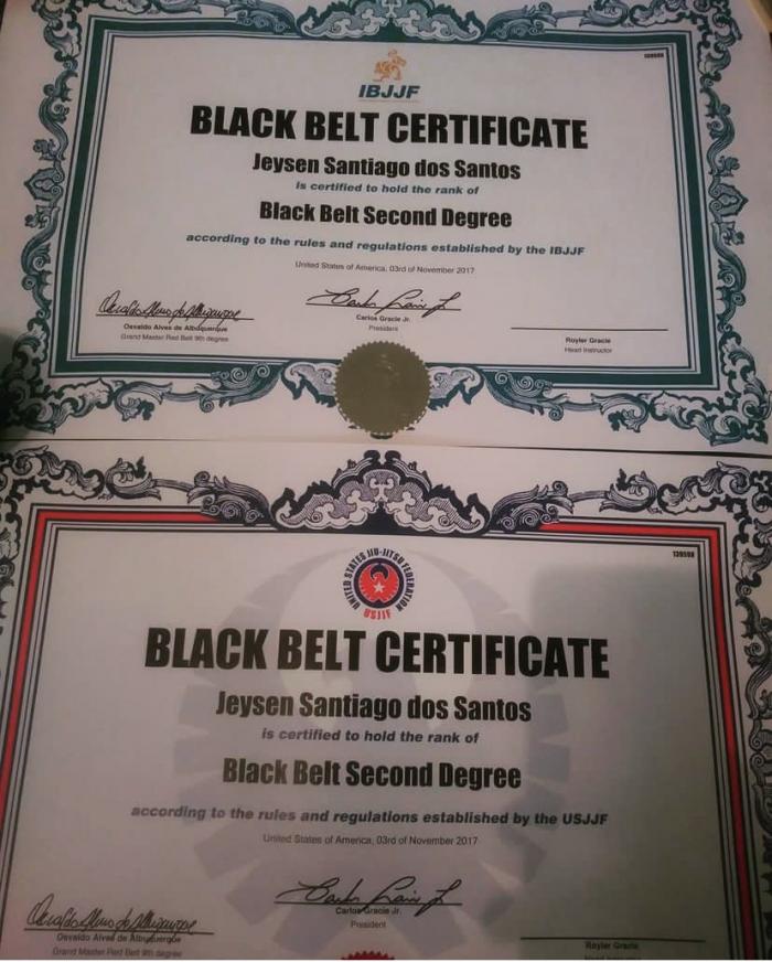 Black belt 2nd degree · December 22, 2014 · Promoted by João Marcio pontes