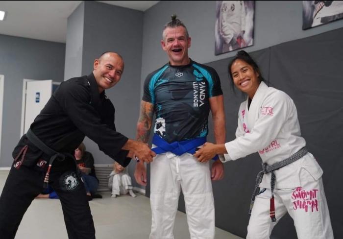 Blue belt · October 18, 2022 · Promoted by Kristina Barlaan
