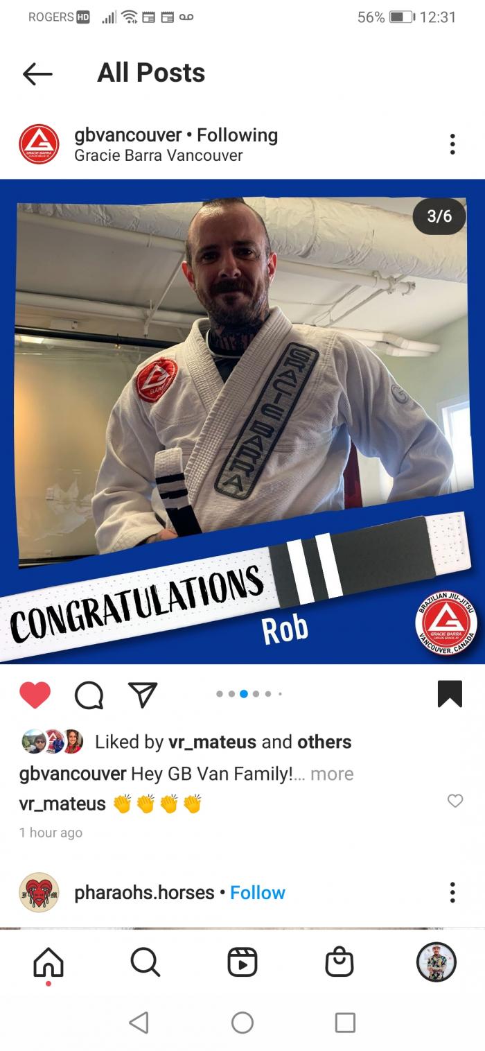 White belt · March 1, 2021