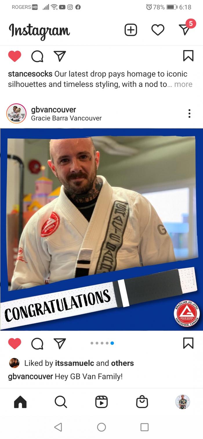White belt · March 1, 2021