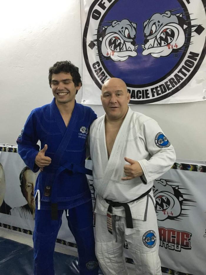 Blue belt · November 25, 2015 · Promoted by Carlson Gracie Jr