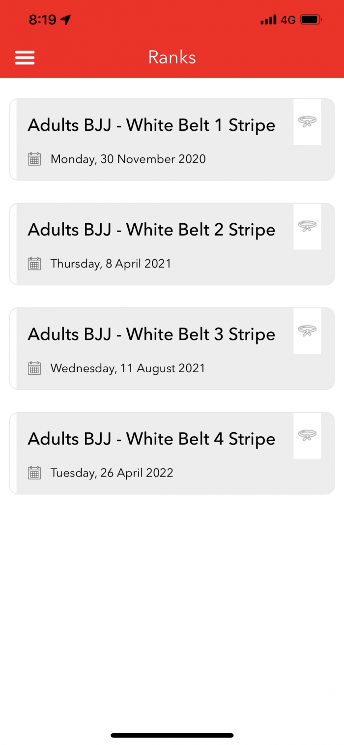 White belt · September 29, 2020