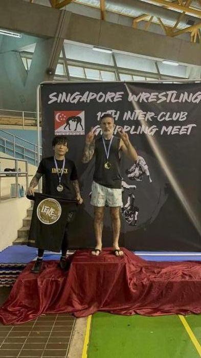 Singapore Wrestling Inter-club meet, mens advanced grappling u62kg