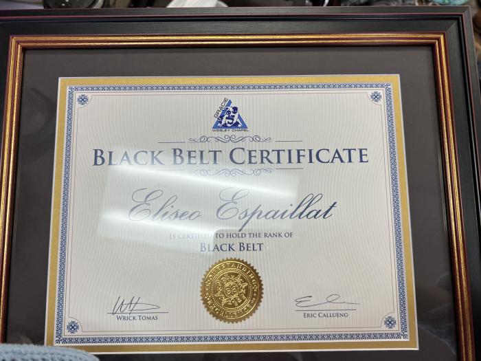 Black belt · October 29, 2022 · Promoted by Wricksta