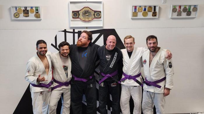 Purple belt · October 30, 2022 · Promoted by Joel Jacquard
