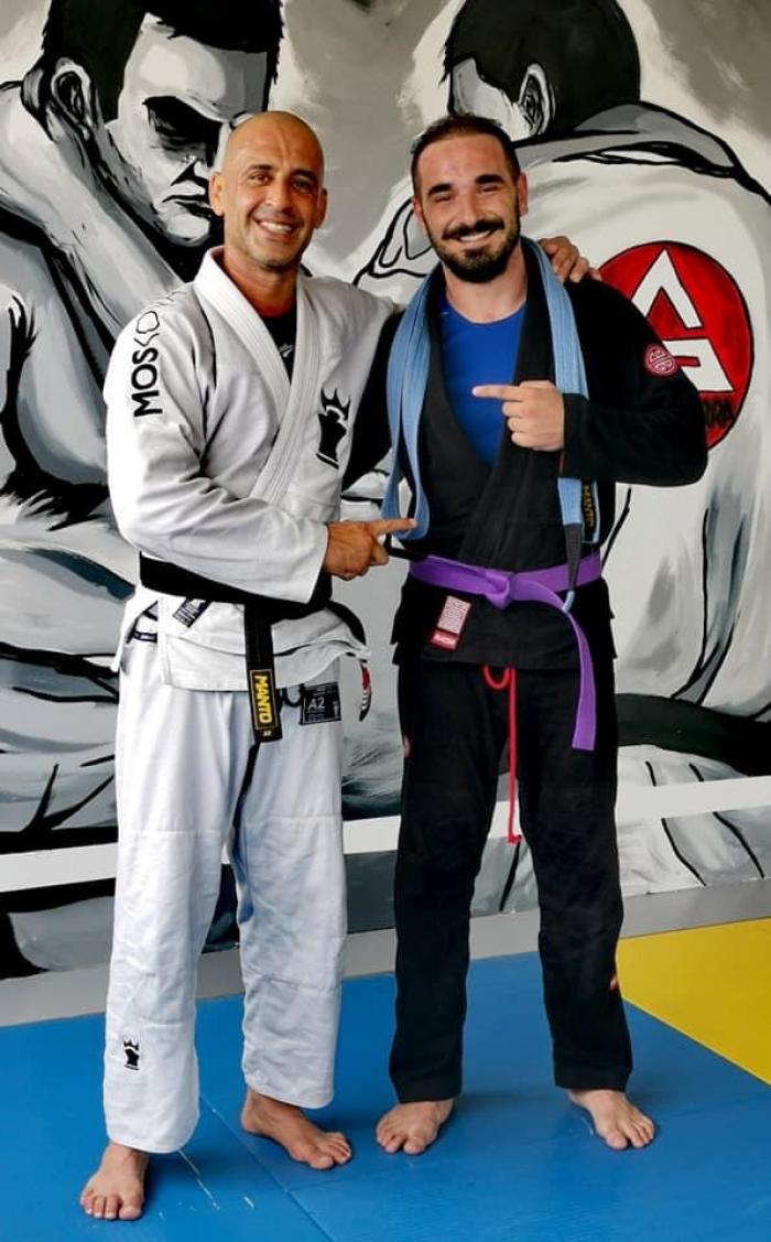 Purple belt · July 31, 2020 · Promoted by Marquez Christis