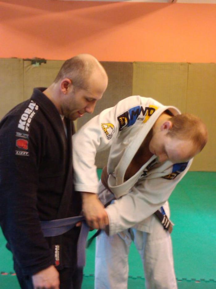 Blue belt · April 3, 2011 · Promoted by Marek Pasierbski