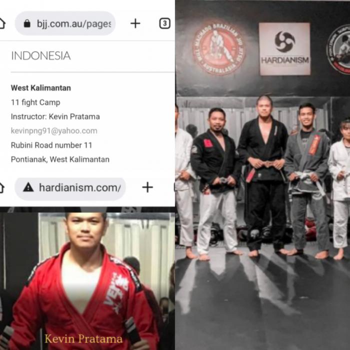 I am an official coach-affiliate of 1. Will-Machado REEF MMA (www.bjj.com.au) 2. Hardianism Indonesia (www.hardianism.com) Founder of 11 Fight Camp (Instagram:11fightcamp)