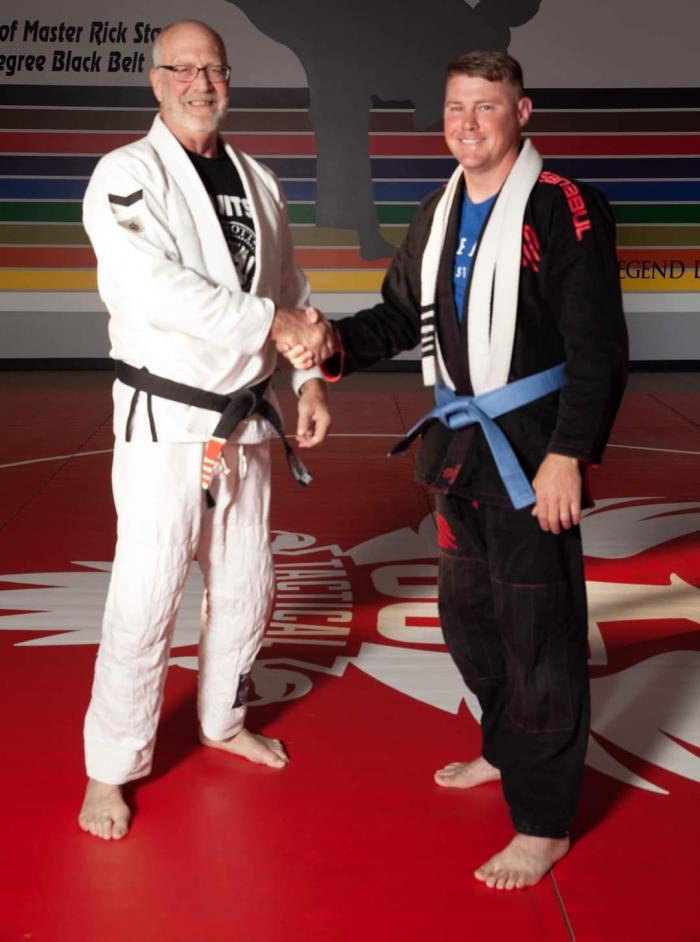 Blue belt · October 23, 2022 · Promoted by Scott Thompson