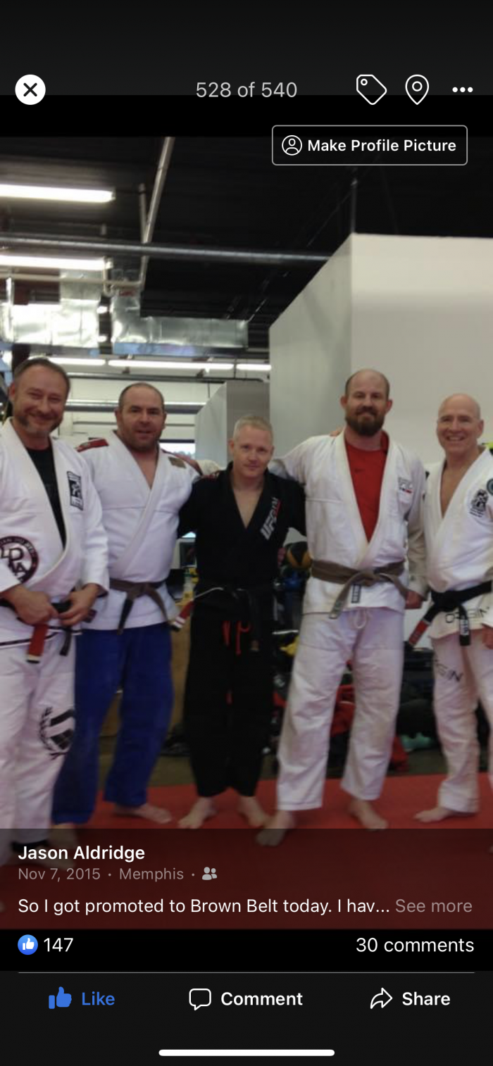 Brown belt · November 7, 2015 · Promoted by Danny Dring