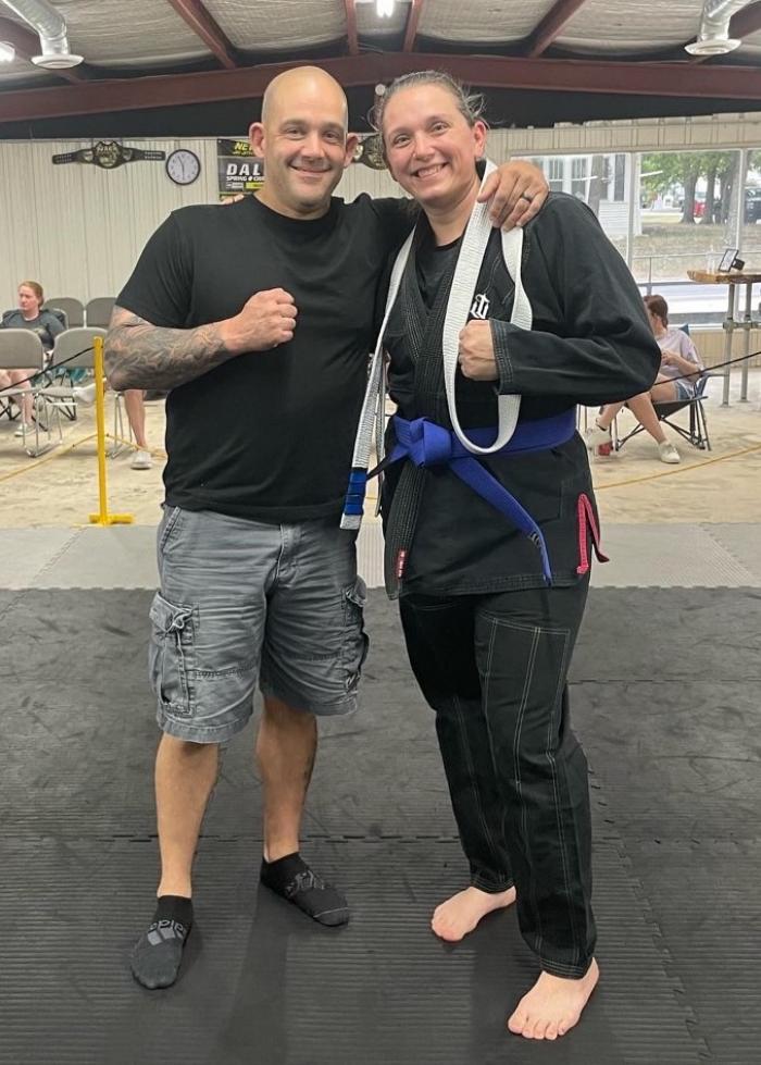 Blue belt · October 7, 2022 · Promoted by Coy Clements