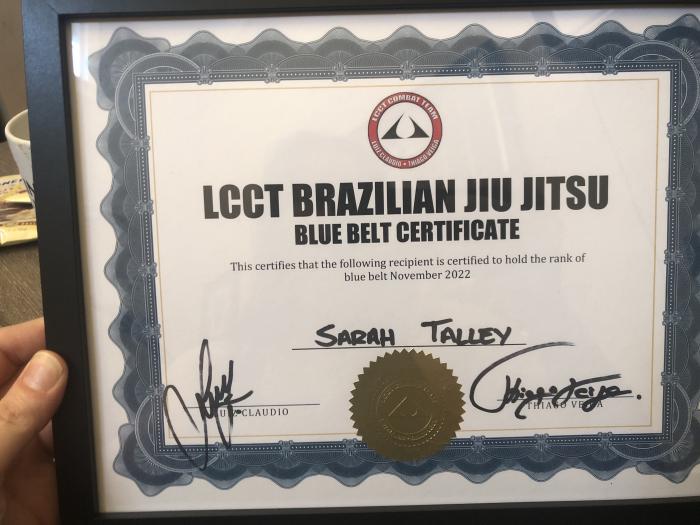 Blue belt · November 6, 2022 · Promoted by Luiz Claudio