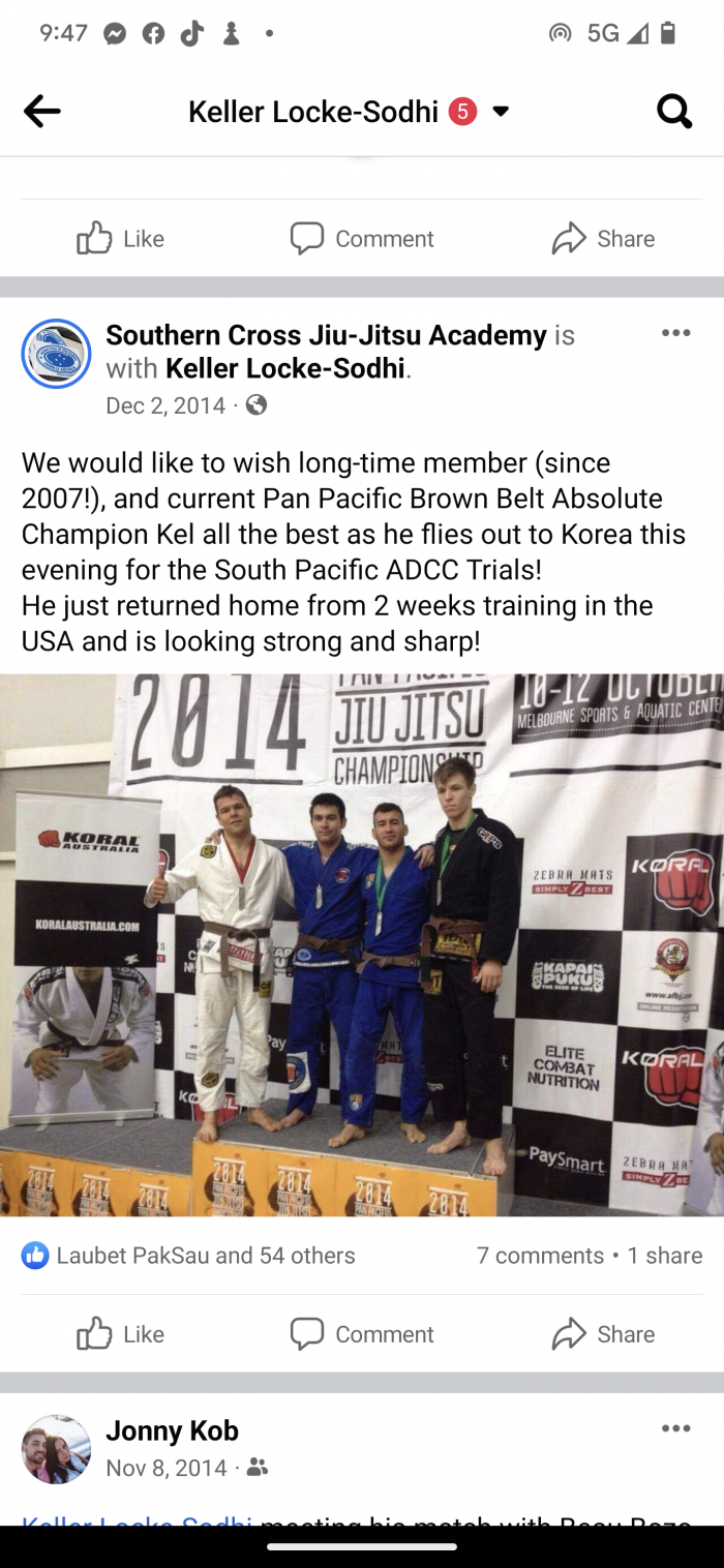 Pan pacific champion brown belt