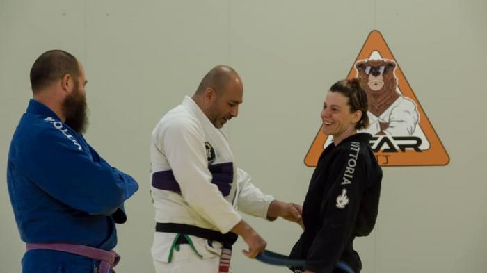 Purple belt · July 19, 2021 · Promoted by Freddy Linhares Amiuna