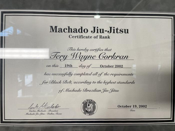 Black belt · October 19, 2002 · Promoted by Carlos Machado