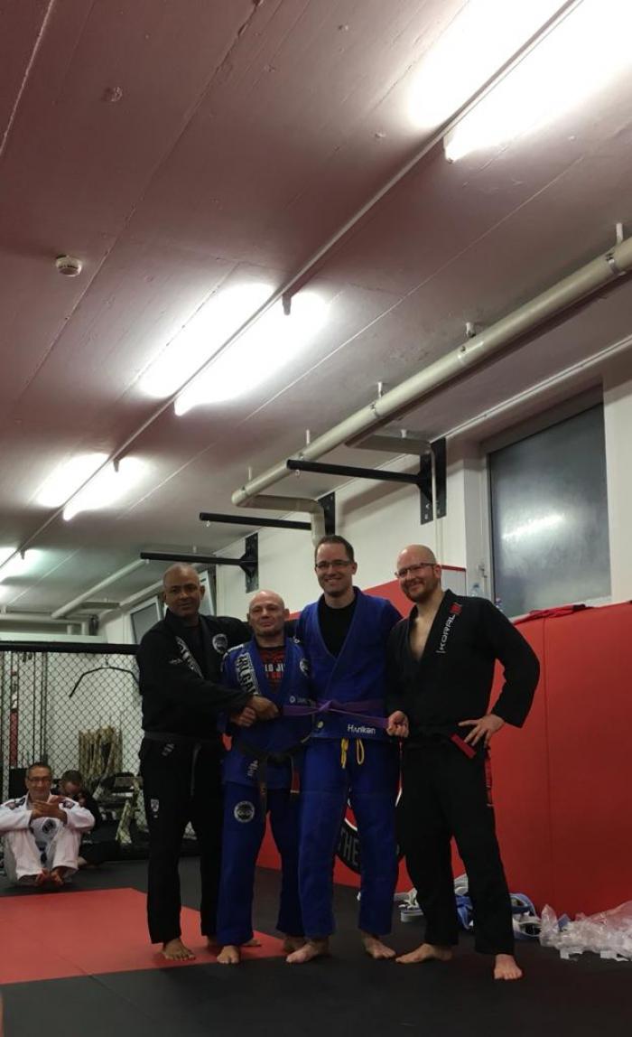 Purple belt · November 6, 2022 · Promoted by Ari Galo
