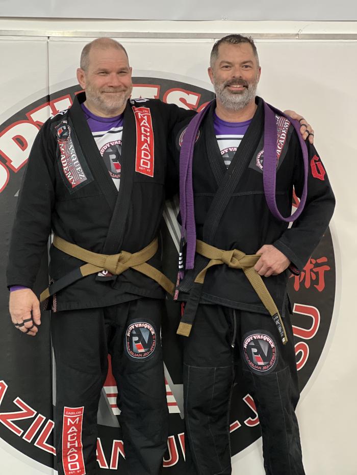 Brown belt · November 13, 2022 · Promoted by Professor Rudy Vasquez