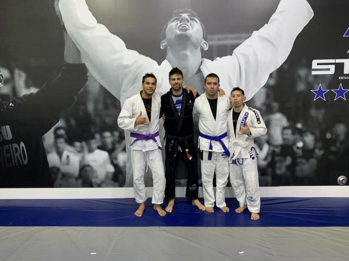 Purple belt · June 25, 2018 · Promoted by Rafael Lima (Gordinho)